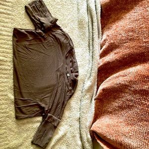 ATHLETA soft comfy long sleeve gray dress, size XSP, and worn once